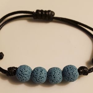 2/$15 Essential Oil Lava Bead Bracelet NEW